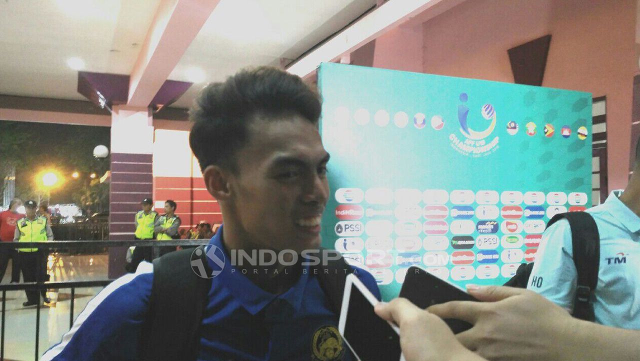 Kapten Malaysia U-19, Nik Akif Syahrian. Copyright: © Petrus Manus Da'Yerimon/Indosport.com