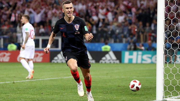 Ivan Perisic sukses mencetak gol untuk Kroasia saat bersua Inggris di semifinal Piala Dunia 2018. Copyright: © INDOSPORT.com