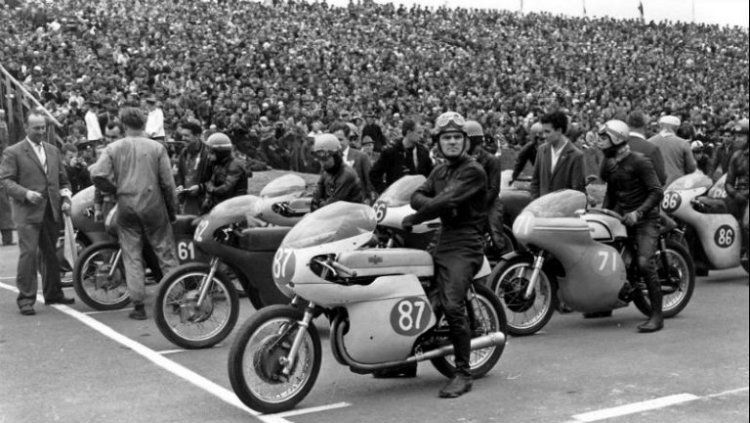 Sachsenring Jerman tahun 1961. Copyright: © enoanderson.com