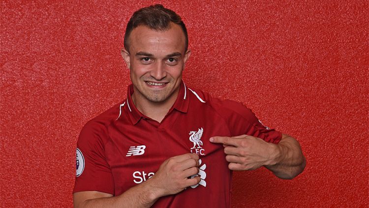 Klub sepak bola Liga 1 Prancis, AS Monaco, tampaknya berpotensi besar untuk mendapatkan pemain Liverpool, Xherdan Shaqiri, pada bursa transfer musim panas 2019. Copyright: © Indosport.com