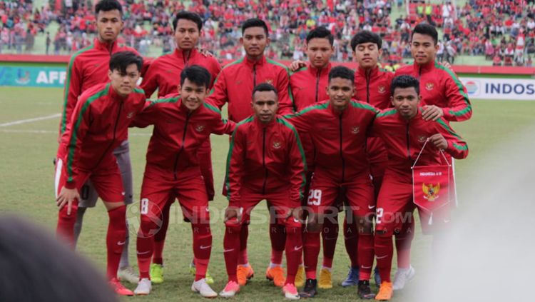 Skuat Timnas Indonesia U-19. Copyright: © Fitra Herdian/INDOSPORT