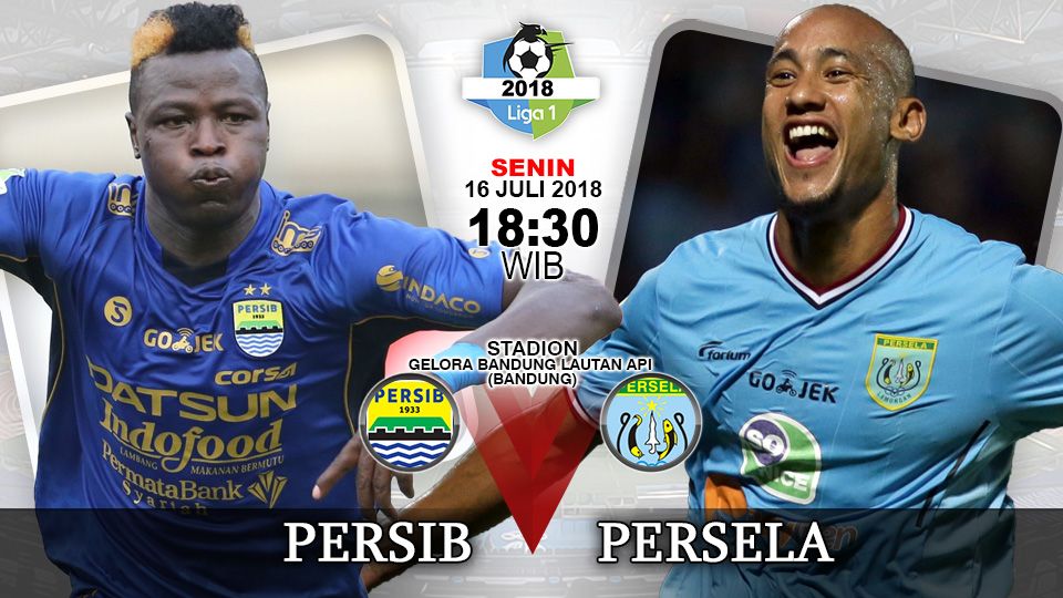Persib Bandung vs Persela Lamongan. Copyright: © INDOSPORT