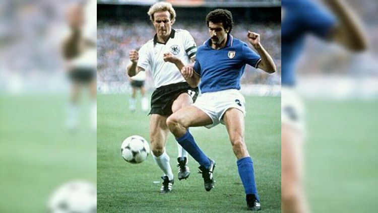 Pemain muda Italia Giuseppe Bergomi di Piala Dunia 1982. Copyright: © Getty Images