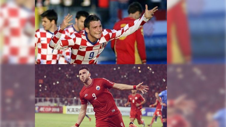 Marko Simic saat mengenakan seragam Tim Nasional Kroasia dan Persija Jakarta. Copyright: © Instagram/@markosimic_77