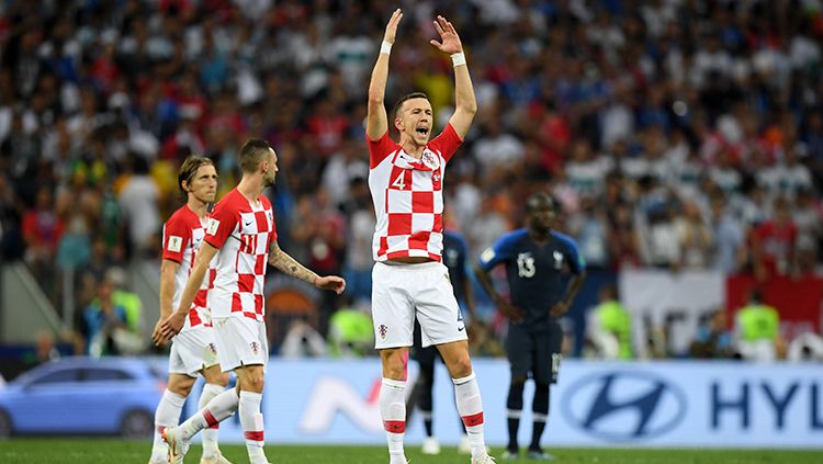 Ivan Perisic saat tampil di laga final Final Piala Dunia 2018 Prancis vs Kroasia. Copyright: © Getty Images