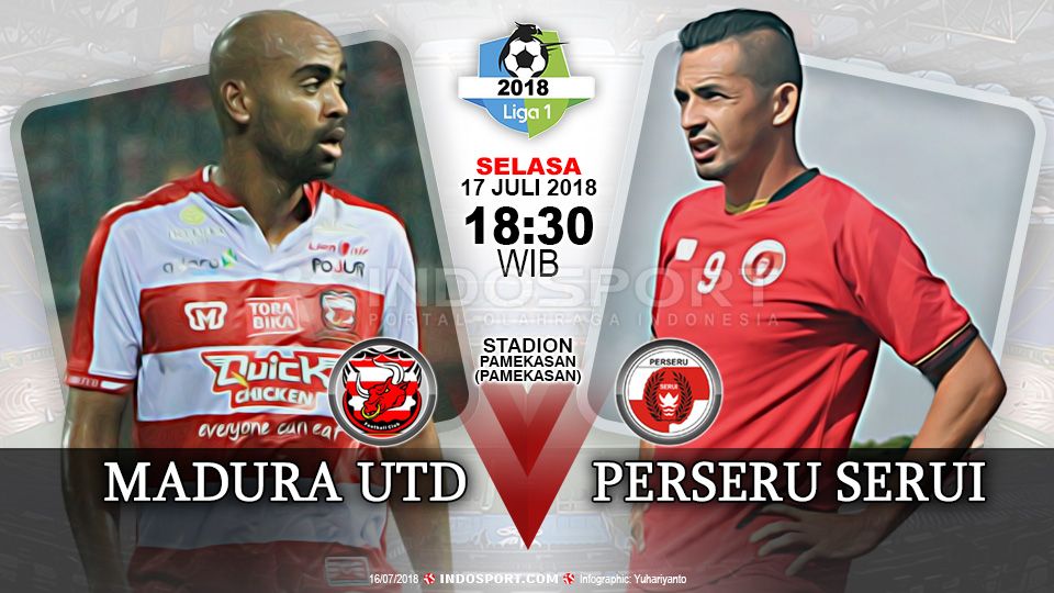 Madura United vs Perseru Serui Copyright: © Indosport.com
