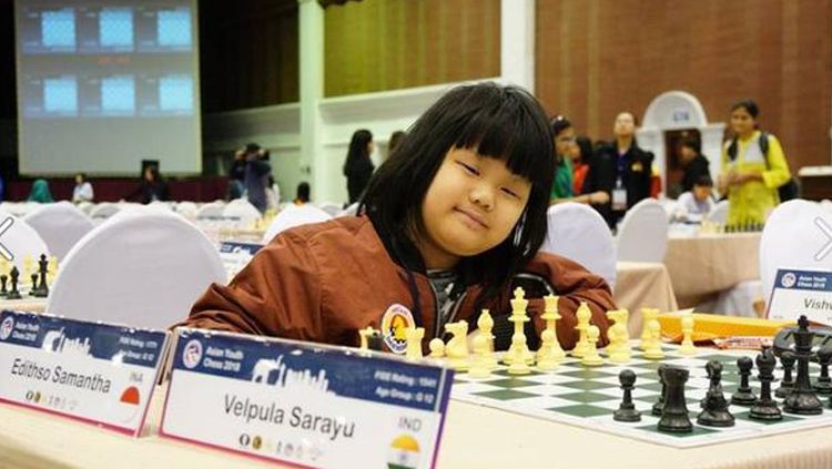 Samantha Edithso, pecatur cilik yang jadi juara dunia asal Indonesia. Copyright: © Kristianus Liem