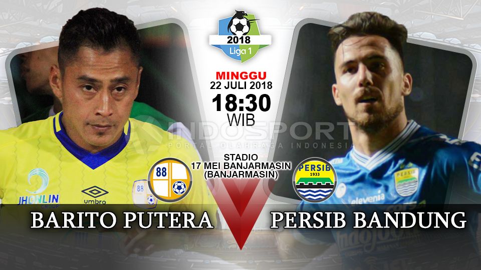 Barito Putera vs Persib Bandung. Copyright: © INDOSPORT