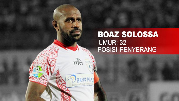 Perseru Serui vs Persipura Jayapura Boaz Solossa. Copyright: © INDOSPORT