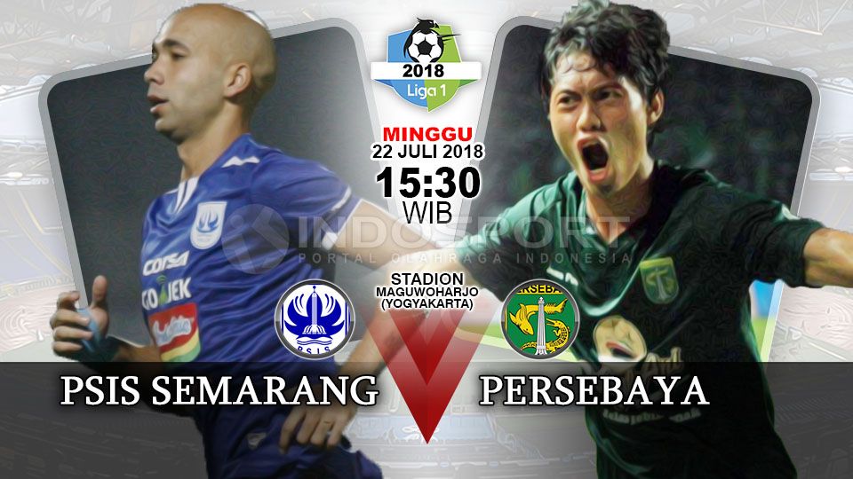 PSIS Semarang vs Persebaya Surabaya. Copyright: © INDOSPORT