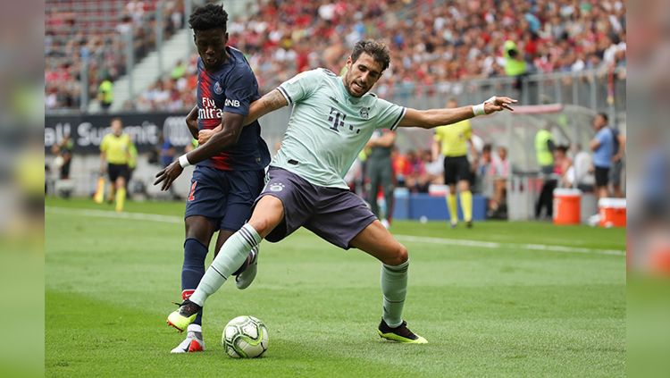 Paris Saint-Germain mampu unggul di babak pertama. Copyright: © Getty Images