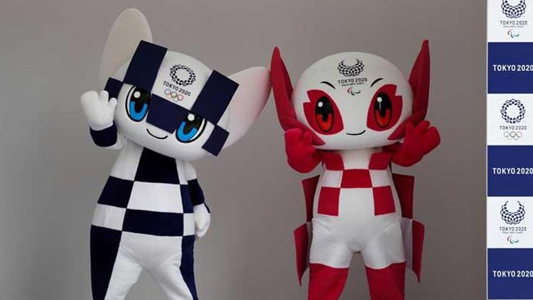 Miraitowa dan Someity, Maskot Olimpiade dan Paralimpik Tokyo 2020 di Tokyo Jepang (22/07/18). Copyright: © Reuters