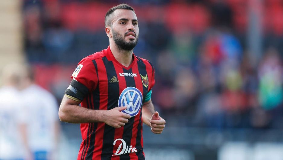Brwa Nouri, gelandang Bali United saat masih membela Ostersunds FK. Copyright: © Getty Images