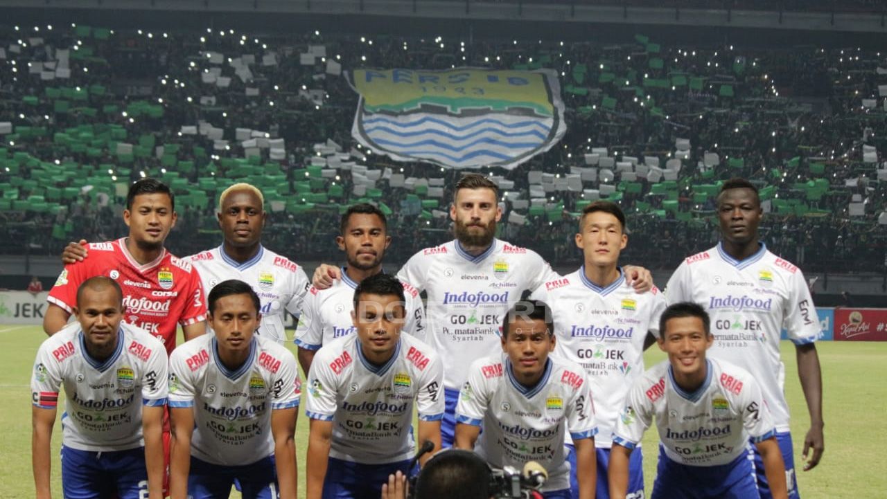 Skuat Persib Bandung. Copyright: © Fitra Herdian/Indosport.com
