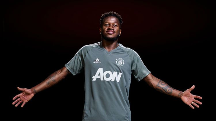 Fred saat resmi diperkenalkan Man United. Copyright: © Getty Images