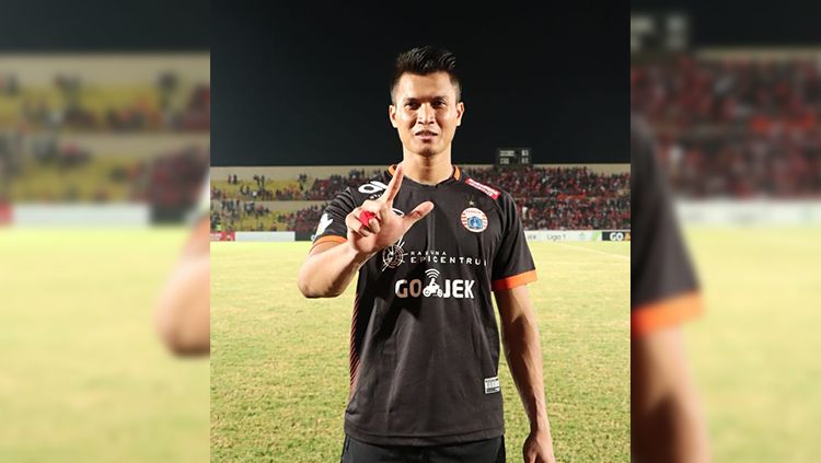 Pemain Persija, Shahar Ginanjar. Copyright: © Media Persija