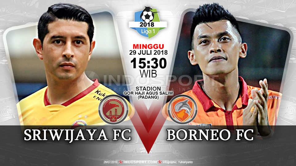 Sriwijaya FC vs Borneo FC (Prediksi) Copyright: © Indosport.com