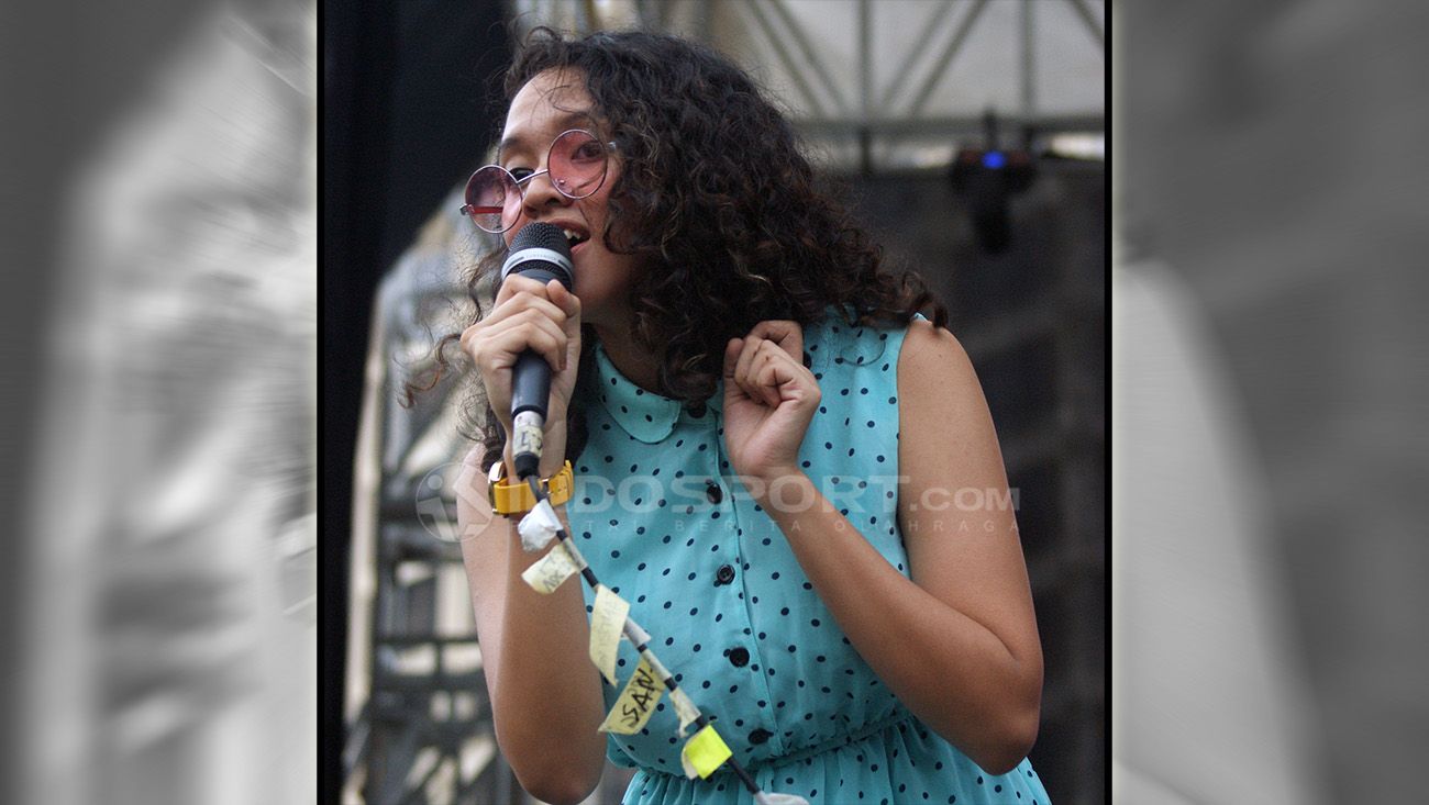 Dea Dalila, salah satu penyanyi lagu resmi Asian Games 2018. Copyright: &copy; Abdurrahman Ranala/Indosport.com