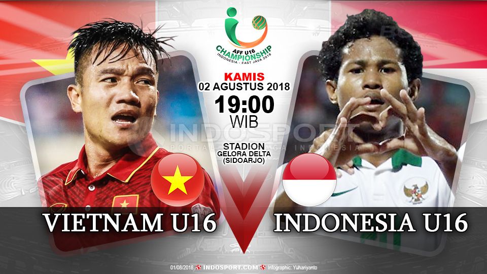 Vietnam U16 vs Indonesia U16 (Prediksi) Copyright: © Indosport.com