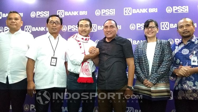 PSSI & BRI. Copyright: © INDOSPORT/Zainal Hasan