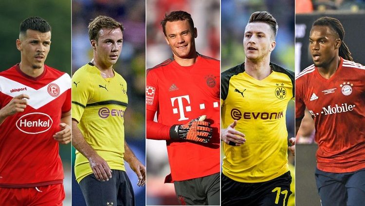 Neuer, Gotze, Reus, Sanches dan Morales. Copyright: © Bundesliga