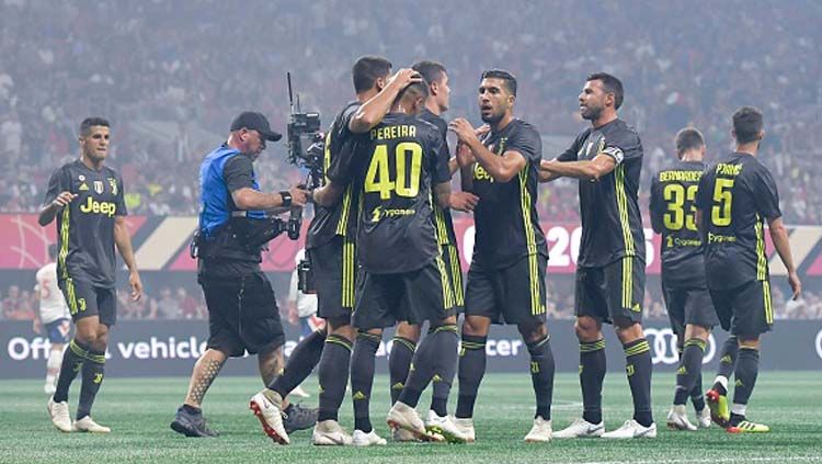 Selebrasi para pemain Juventus. Copyright: © Getty Images