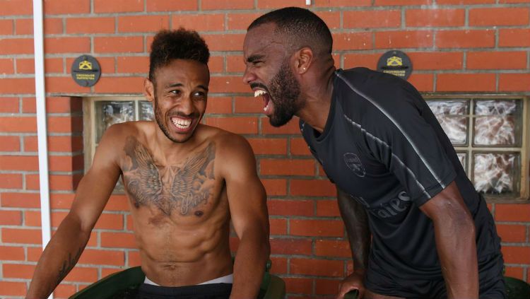 Pierre-Emerick Aubameyang dan Alexandre Lacazette Copyright: © arsenal.com