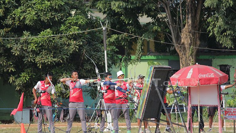 Pelatnas Panahan berlangsung di Surabaya, Jawa Timur. Copyright: © Fitra Herdian/INDOSPORT