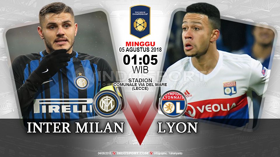 Inter Milan vs Olympique Lyonnais (Prediksi) Copyright: &copy; Indosport.com
