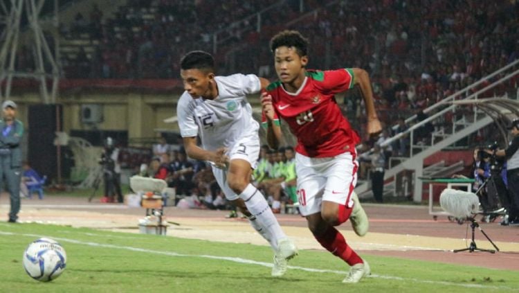 Timnas Indonesia U-16 vs Timor Leste U-16 Copyright: © INDOSPORT/Fitra Herdian