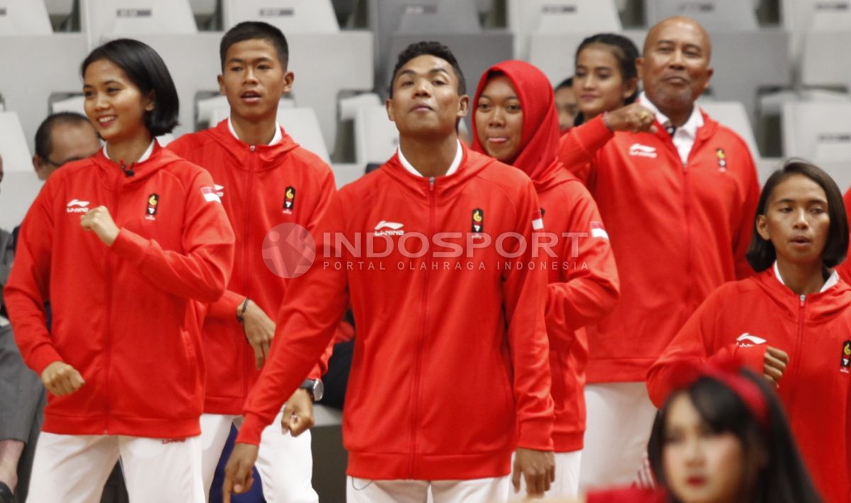 Lalu Muhammad Zohri di acara pengukuhan Atlet Asian Games 2018. Copyright: © Herry Ibrahim/INDOSPORT