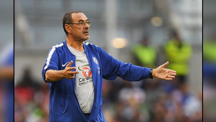 Mauruzio Sarri, pelatih Chelsea. Copyright: © Getty Images