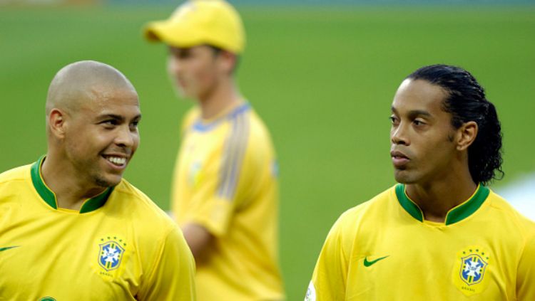 Ronaldo dan Ronaldinho, sosok yang hampir bermain di tim yang sama dengan Rafael Silva, bomber Barito Putera di Liga 1. Copyright: © INDOSPORT