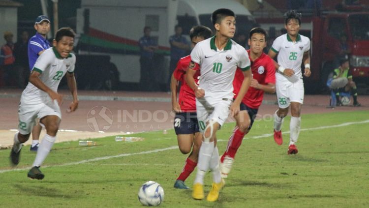 Timnas Indonesia U-16 di Piala AFF U-16 kemarin. Copyright: © Fitra Herdian/INDOSPORT