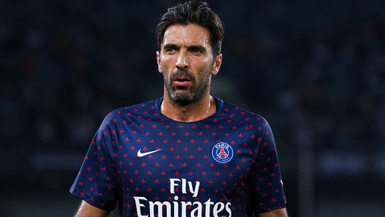Gianluigi Buffon yang kini membela Paris Saint-Germain. Copyright: © Getty Images