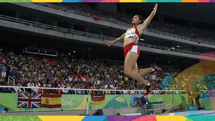 Atlet atletik putri Indonesia, Maria Londa. Copyright: © Getty Images