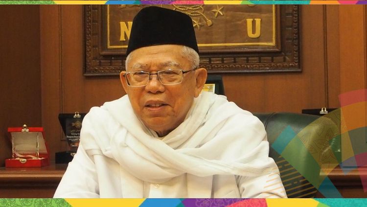 Ketua Majelis Ulama Indonesia (MUI) Ma'ruf Amin. Copyright: © INDOSPORT
