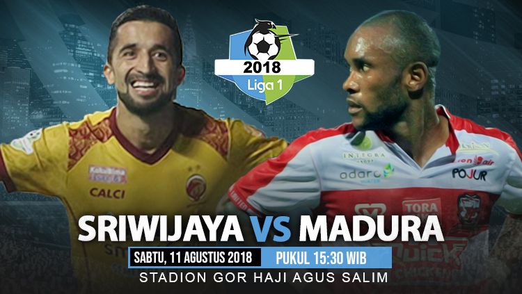 Sriwijaya FC vs Madura United. Copyright: © INDOSPORT
