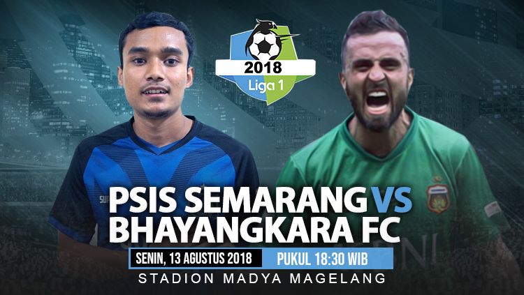 PSIS Semarang vs Bhayangkara FC. Copyright: © INDOSPORT