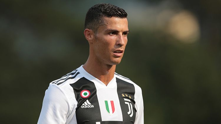 Mantan pemain Manchester United, Cristiano Ronaldo, yang kini berseragam Juventus. Copyright: © Getty Images