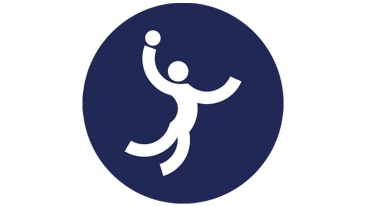 Logo cabang olahraga bola tangan (handball) di Asian Games 2018. Copyright: © INDOSPORT.COM