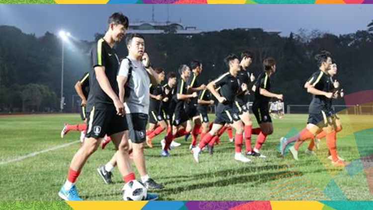 Song Heung-min sudah bergabung dengan latihan Timnas Korea Selatan. Copyright: © yohapnews