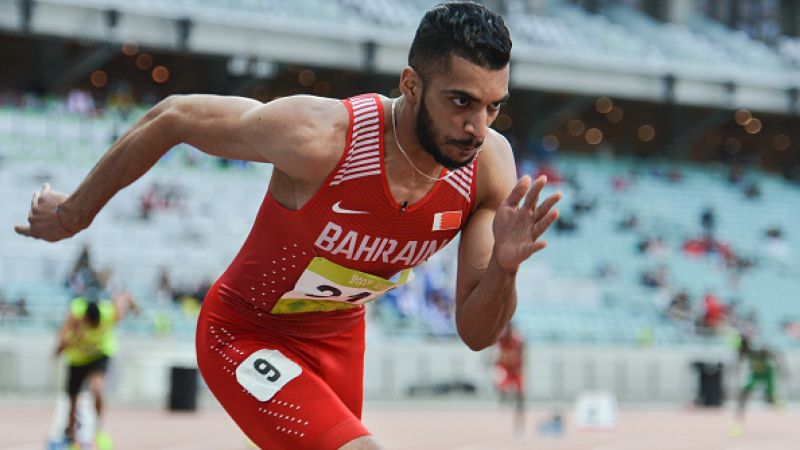 Ali Khamis, atlet unggulan Bahrain. Copyright: © Getty Images