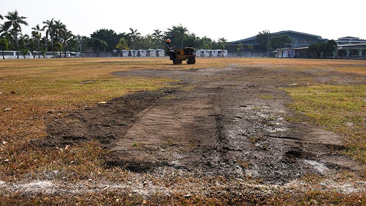 Lapangan Latihan Timnas Vietnam di Asian Games 2018. Copyright: © Sport5.vn