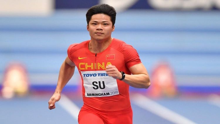 Su Bingtian, atlet lari dari China. Copyright: © dyestat