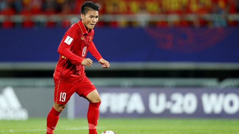 Nguyen Quang Hai, bintang Timnas Vietnam yang dilaporkan akan segera merapat ke Pau FC. Copyright: © Getty Images