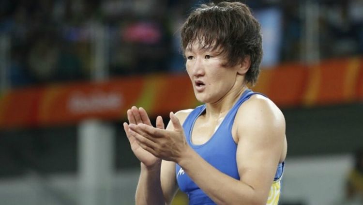 Aisuluu Tynybekova, atlet gular Kyrgyzstan Copyright: © AKIpress News Agency