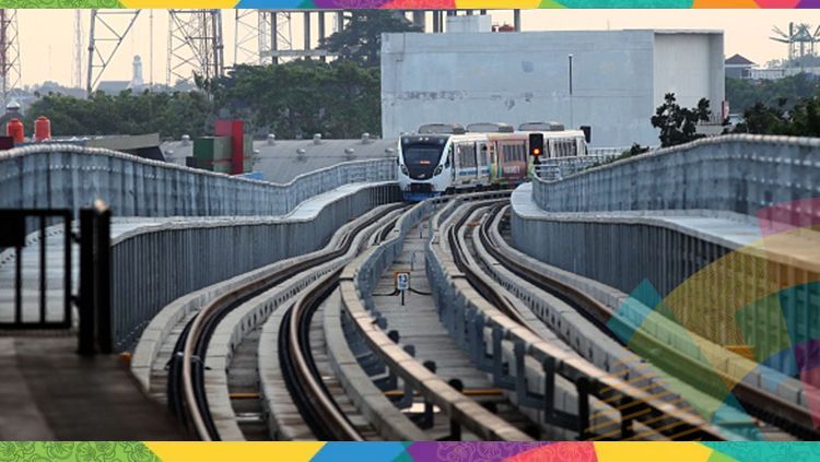 LRT atau kereta cepat di Asian Games 2018. Copyright: © INDOSPORT