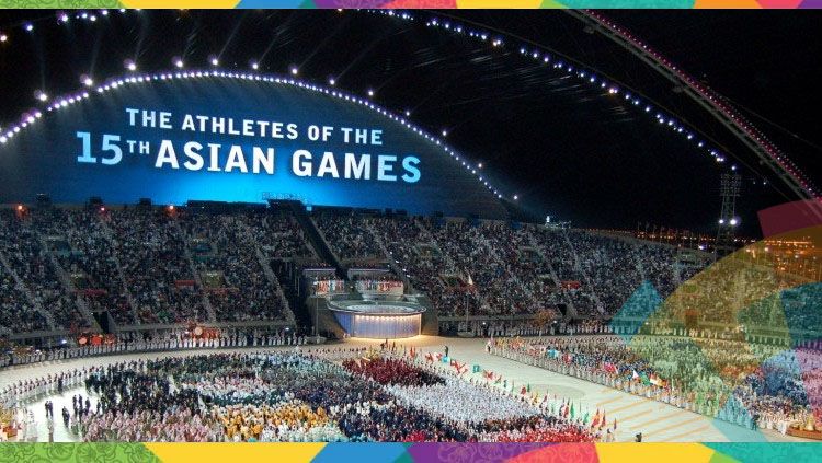 Suasana Opening Ceremony Asian Games 2006. Copyright: © Republika.co.id