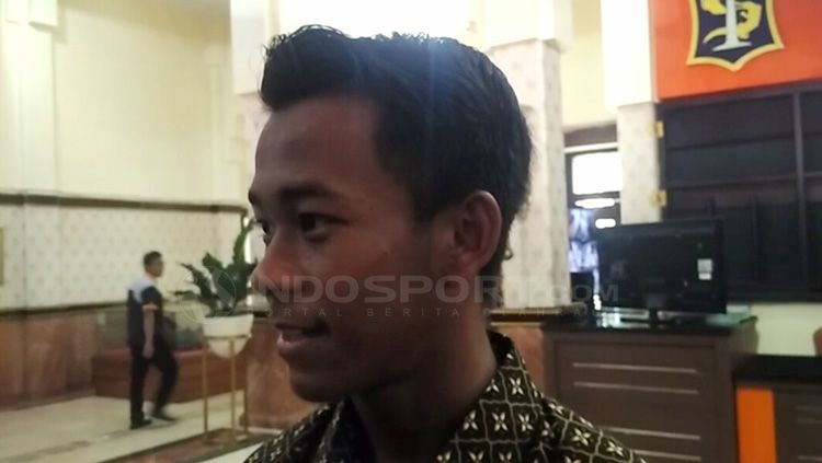 Supriadi, bintang Timnas Indonesia U-16. Copyright: © Fitra Herdian/INDOSPORT